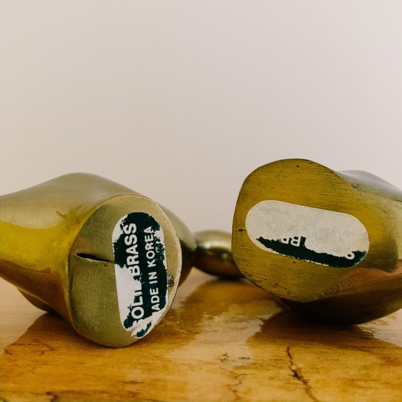 Set of vintage brass ducks - Picture 2 of 2